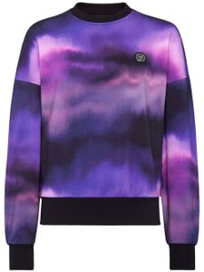 Plein Sport sweat à imprimé tie-dye - Violet