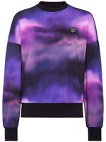 Plein Sport sweat à imprimé tie-dye - Violet - thumbnail