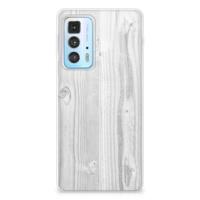 Motorola Edge 20 Pro | Bumper Hoesje | White Wood