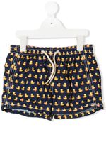MC2 Saint Barth Kids short de bain à imprimé graphique - Bleu