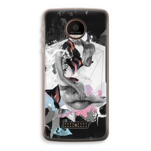 Camouflage de sommeil: Motorola Moto Z Force Transparant Hoesje