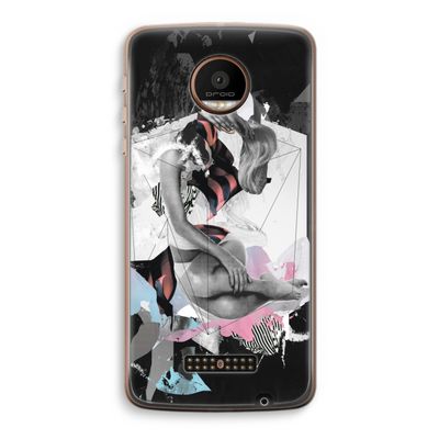 Camouflage de sommeil: Motorola Moto Z Force Transparant Hoesje