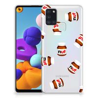 Samsung Galaxy A21s Siliconen Case Nut Jar