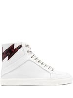 Zadig&Voltaire baskets High Flash en cuir - Blanc - thumbnail