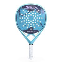 Padel Racket Siux Valkiria Go 2025 Blauw Roze Koolstofvezel Donkergrijs EVA