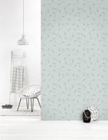 Behang Pine Needle Rol Grey Behang Pine Needle Rol Grey