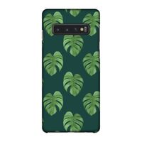 Monstera leaves: Samsung Galaxy S10 4G Volledig Geprint Hoesje