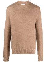 Jil Sander pull en maille à col rond - Marron