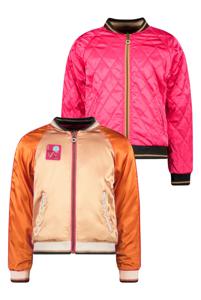 Like Flo Meisjes reversibel bomberjasje - Roze