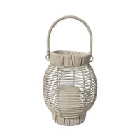 Led-lantaarn Versa Wit Rotan