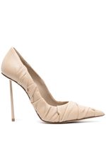 Le Silla Fedra 120mm ruched pumps - Tons neutres