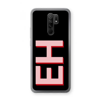 Monogram: Xiaomi Redmi 9 Transparant Hoesje