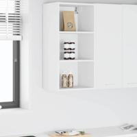 Hangkast met plank Riga Wit 40 x 29,5 x 80 cm Bewerkt hout