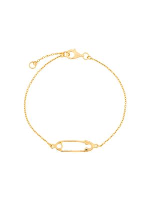 True Rocks Safety Pin bracelet - Métallisé