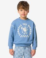 HEMA Kindersweater retro blauw (blauw)