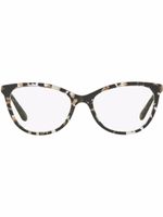 Dolce & Gabbana Eyewear lunettes de vue à monture papillon - Noir