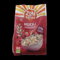 Zonnatura Muesli rood fruit bio 375 Gram