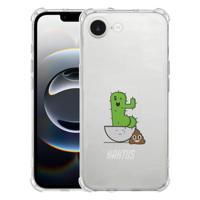 Apple iPhone 16e Hoesje - Cactus Poo TPU Antishock