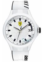 Ferrari horlogeband SF101.6 / 0830124 / SF689300071 / Scuderia Silicoon Wit 22mm
