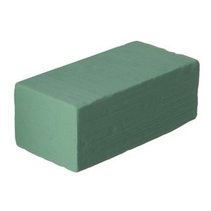 10x Rechthoekig groen steekschuim/oase nat 20 x 7,5 x 10 cm