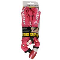 Kettingslot - roze - 120 cm - 2 sleutels - fiets/scooter slot   - - thumbnail