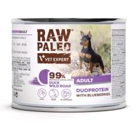 RAW PALEO Duoprotein Duck & Boar Adult - natvoer voor honden - 200g