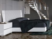 Bed UTOPIA DELUXE I 160x200 cm hoogglans wit - thumbnail