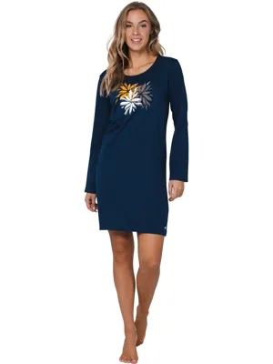 Pastunette dames nachthemd lange mouw - Moonlite