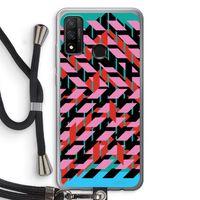 Skew Blush 2: Huawei P Smart (2020) Transparant Hoesje met koord