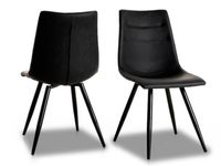 Set van 2 stoelen ONNIX zwart - thumbnail