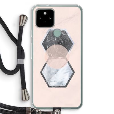 Creatieve toets: Pixel 5 Transparant Hoesje met koord
