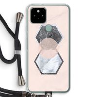 Creatieve toets: Pixel 5 Transparant Hoesje met koord