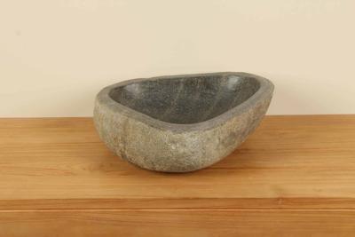 Rivierstenen waskom RM030301, 45x43x15 cm