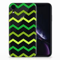 Apple iPhone Xr | TPU bumper | Zigzag Groen