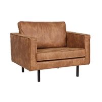 BePureHome Fauteuil Rodeo Gerecyled leer - thumbnail