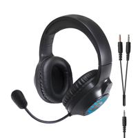 SpeedLink TYRON Over Ear headset Gamen Kabel Stereo Zwart, RGB Headset, Volumeregeling, Microfoon uitschakelbaar (mute) - thumbnail