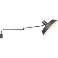 Mat Zwarte LED Wandlamp - E27 Fitting - Aluminium Wandverlichting