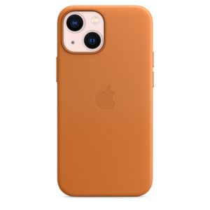 Apple origineel Leather MagSafe Case iPhone 13 Mini Golden Brown - MM0D3ZM/A