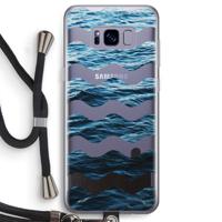 Oceaan: Samsung Galaxy S8 Transparant Hoesje met koord