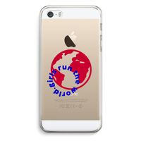 Run The World: iPhone 5 / 5S / SE Transparant Hoesje