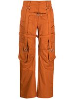 Off-White pantalon cargo à boucle - Orange - thumbnail