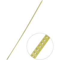 TRU COMPONENTS Soldeerlijst Enkele rij Totaal aantal polen 100 Epoxide (l x b x h) 620 x 9 x 1.5 mm 1 stuk(s)