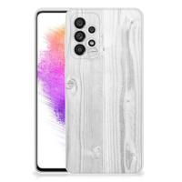 Samsung Galaxy A73 5G | Bumper Hoesje | White Wood