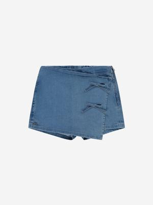 Nik&Nik zomer jeans skort meisjes - blauw - Blair