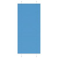 Plissé rolgordijn 85x200 cm stofbreedte 84,4 cm polyester blauw