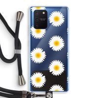 Margrietjes: Samsung Galaxy Note 10 Lite Transparant Hoesje met koord Margrietjes: Samsung Galaxy Note 10 Lite Transparant Hoesje met koord