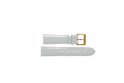 Horlogeband Hugo Boss 659302329 / 2329 / HB-139-3-34-2365S Leder Wit 20mm