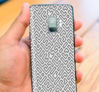 Telefoon sticker in noordse stijl