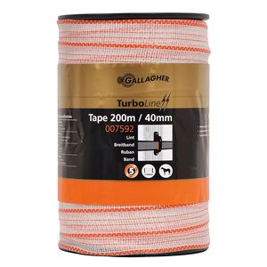 Gallagher TurboLine lint 40mm wit 200m  - 007592 007592