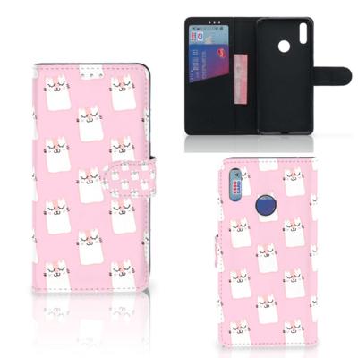 Huawei Y7 (2019) | Telefoonhoesje | Met pasjeshouder | Sleeping Cats